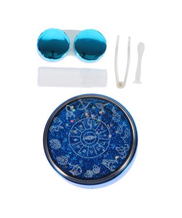 JECOMPRIS case container plastic container 1 set of colored contact lenses mirror film travel multi -purpose holiday needs plastic storage holder plastic container Storage container
