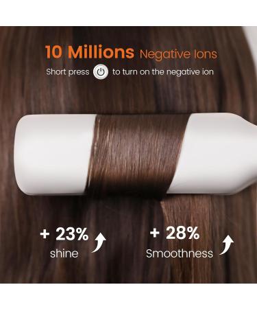 Professional Hair Straightener | 1.65" Titanium Flat Iron | Fast Heating LED Temp Display 10 Temp Levels | International Shipping Available - Buy Online on GoSupps.com