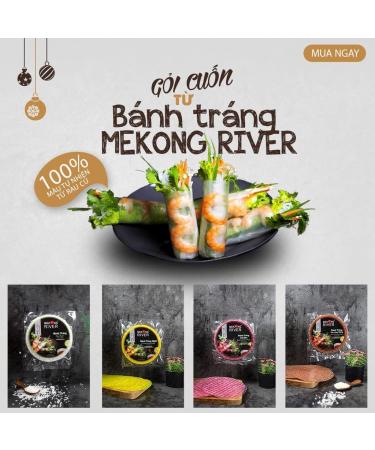 Mekong River Banh Vietnamese Brown Rice Paper 16cm (24 x 300g) - Buy Online on GoSupps.com
