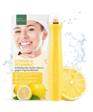 Baby Bright eye roller serum - hydrating eyes roll on eye serum against wrinkles and dark circles Under Eye Brightener - Lemon & Vitamin C 15ml Lemon & Vitamin C 15 ml (1 Pack) - Buy Online on GoSupps.com