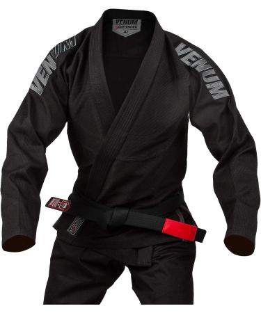 Venum Contender Evo BJJ Gi Black A2.5 - Premium Brazilian Jiu Jitsu Gi - Buy Online on GoSupps.com