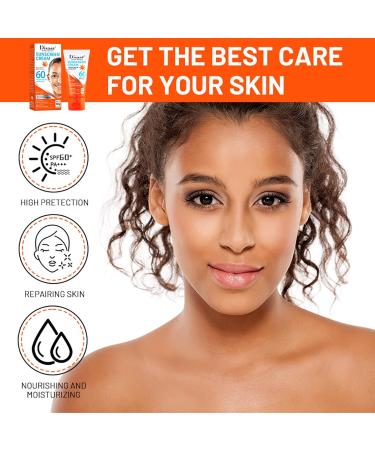 Sunscreen SPF 50 Face - Hyaluronic Acid Sunscreen SPF50+ PA++++ Daily Moisturizing Sunscreen With No White Cast - Buy Online on GoSupps.com