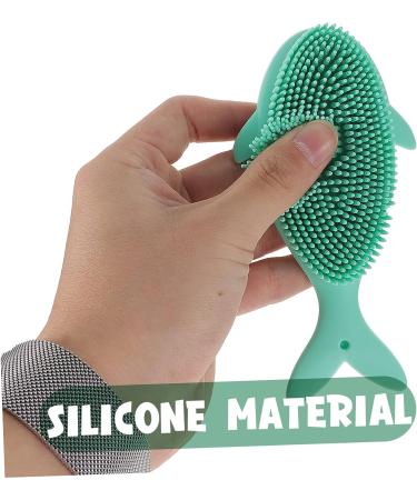 FOMIYES 2pcs Silicone Brush Massage Tool Set | Bath Scrubber for Body, Hair & Toddler | Shower Tool for Baby, Adult & Kids - Buy Online on GoSupps.com
