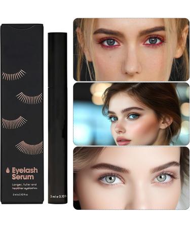 Eyelash Growth Serum 3ml Strengthening Solution Nourishing Eyelash Liquid for Beauty and Personal Care Improves Lengthening Thickening and Health - Buy Online on GoSupps.com