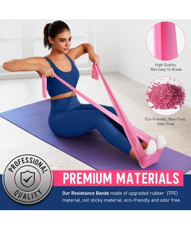 WALITO 4.9FT Resistance Bands - Versatile Workout & Therapy Bands for Home Gym Strength Training Pilates and Recovery - Ideal for Men & Women - Buy Online on GoSupps.com
