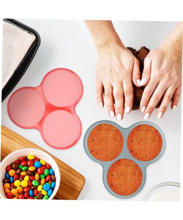 Alipis 2 Pcs Cake Mold (1 Blue + 1 Pink) Paper Cups Cake Pan Pancake Molds Cake Puck Mold Bakeware Pancakes - Buy Online on GoSupps.com