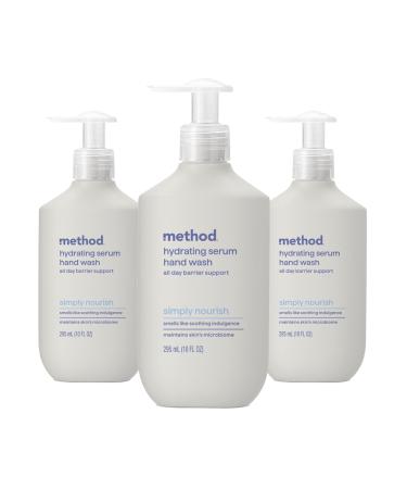 Method Hand Wash Hydrating Serum Simply Nourish 10 oz (Pack of 3) Simply Nourish 10 Fl Oz (Pack of 3)