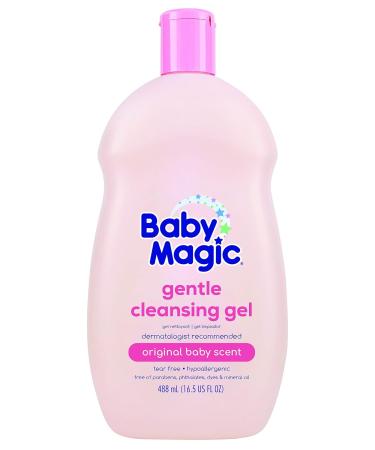 Baby Magic Gentle Cleansing Gel 16.5oz (Pack of 6) - Camellia Oil & Marshmallow Root - Tear-Free Formula, Parabens-Free - Sulfates-Free - Dye-Free | 16.5 Fl Oz - Buy Online on GoSupps.com