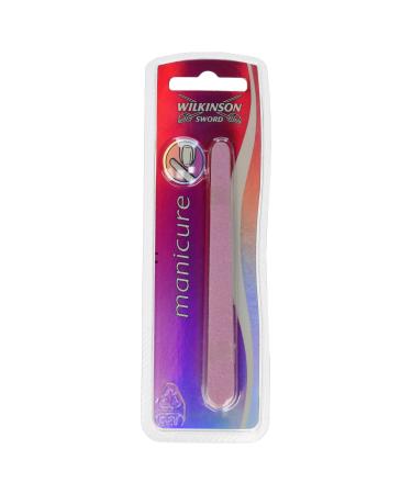 Wilkinson Sword Manicure File Sand File Disposable 6 Pcs Pink 6 Pieces (1 Pack)
