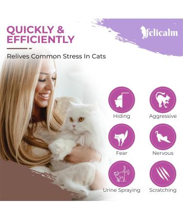 FELICALM Paris - New PHEROMONE Formula for Cats and Kittens - Intelligent ECONOMICAL SAFE DIFFUSER + 48 ML Refill - Anti Stress for Cats - CALMING - Happiness and Harmony. - Buy Online on GoSupps.com