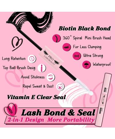 PRO DIY Eyelash Extension Kit - 280 PCs Individual Cluster Eyelashes Applicator & Brush for Beginners - 9-16 Mix 40D-D - Buy Online on GoSupps.com