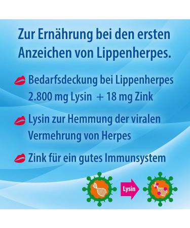 LY ZINC - Herpes Nutrition Relief with Lysine & Zinc | Long-lasting Healthy Lips | 30 Capsules (Pack of 2) - Buy Online on GoSupps.com