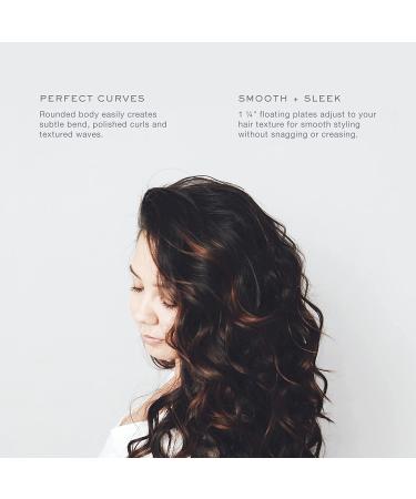 Kristin Ess 3-In-One Titanium Flat Iron Hair Straightener - Straighten, Wave, Curl with Frizz Control, Fast Heat | Dual Voltage, Auto Shut-Off - Buy Online on GoSupps.com