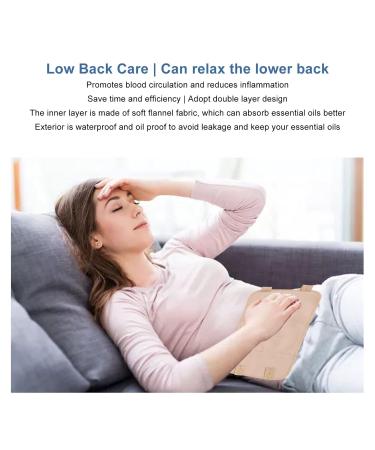 Reusable Castor Oil Pack - Adjustable Wrap Compress Washable Prevents Oil Leaks & Comfortable for Sleep - Buy Online on GoSupps.com