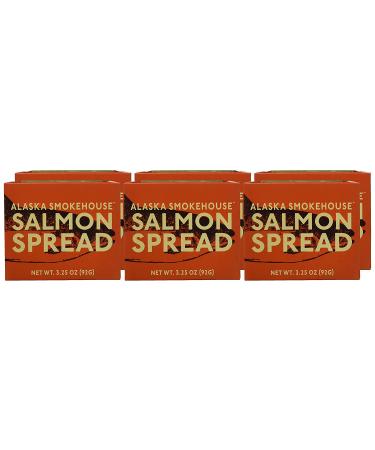 Alaska Smokehouse Salmon Spread 21oz (Pack of 6) - Premium Serving Design - Buy Online on GoSupps.com