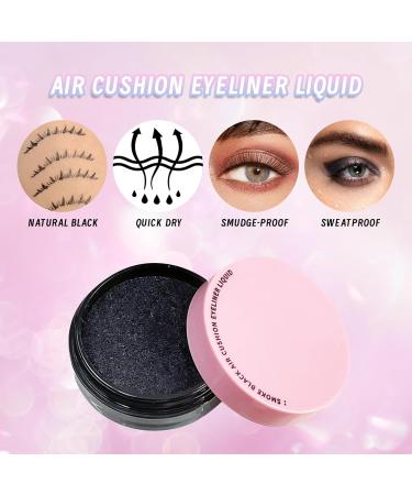 DAGEDA Bottom Lashes Stamps Tool Set - Reusable Eyeliner Stencils for Natural Look Eye Makeup Pink | Perfect for Bottom Eyelashes & Mascara - Buy Online on GoSupps.com