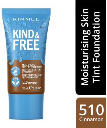 Rimmel Kind + Free Moisturising Skin Tint Foundation Cinnamon 510 - 30ml - Buy Online on GoSupps.com