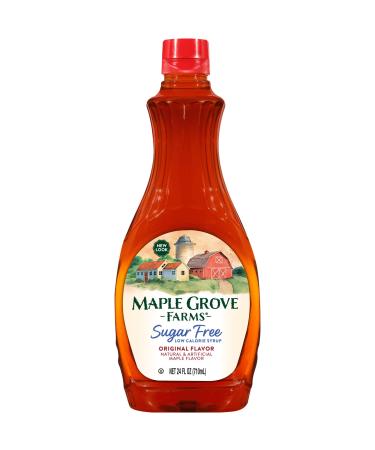 Maple Grove Farms, Syrup, Sugar Free, 24 Ounce Sugar Free Maple Syrup 24 Fl Oz (Pack of 1)