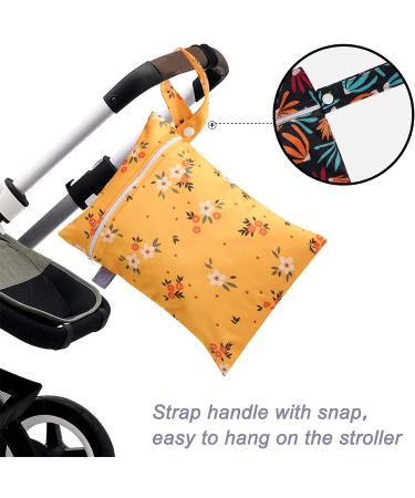 Maeau 2-Pack Wetbags for Cloth Diapers & Baby Essentials | Reusable & Washable Gym Bag | 18x25cm | Perfect for Kindergarten & Travel - Buy Online on GoSupps.com