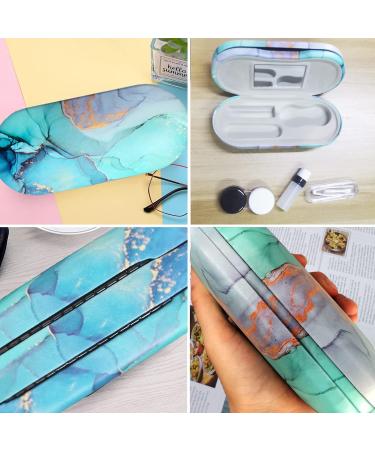 AITIME Contact Lens and Glasses Case 2-In-1 | Double Sided Portable Eye Contact Kit | Vibrant Green Design - Buy Online on GoSupps.com