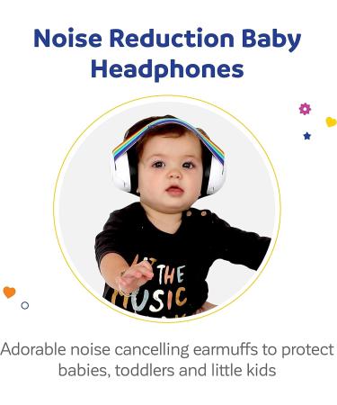 Fun and Function Noise Reduction Baby Headphones - Baby Ear Protection for Concerts, Planes & More - Kids Ear Muffs 0-5 Yrs - Buy Online on GoSupps.com
