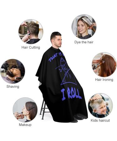 Adjustable Snap Barber Cape - 'This is How I Roll' Hair Cutting Apron for Adults | International Shipping Available - Buy Online on GoSupps.com