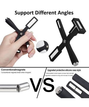 5 in 1 Nail Magnet Tool - Magnetic Cat Eye Gel Polish Applicator | Multi-Function Nail Art Tool for Salon & DIY (Pink - Buy Online on GoSupps.com