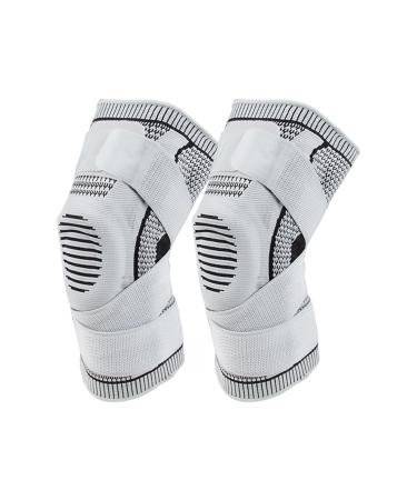 Generous sports knee scale for women/men (1 pair) 2024 compression knee-supported sports knee choner for meniscal tear arthritis linders knee lies ACL volleyball sport (XXL)