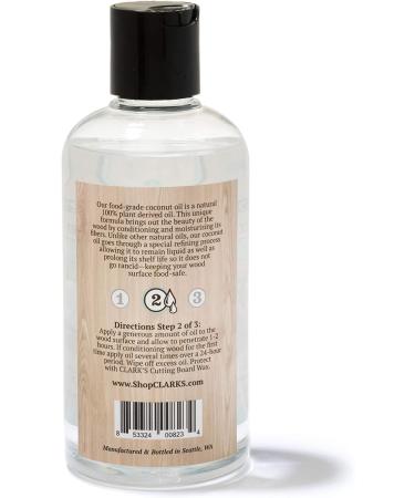 Coconut Cutting Board Oil - 12 OZ - Food-Safe Wood Sealer for Countertops, Butcher Blocks, Bowls & Utensils - Refined Coconut Oil Formula, Mineral Oil-Free - Buy Online on GoSupps.com