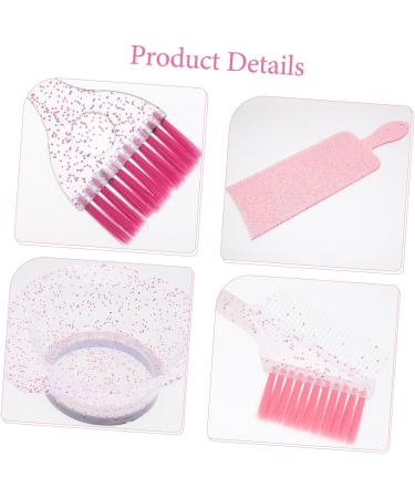 HONMEET 1 Set Translucent Hair Dye Set Hair Dye Bowl and Brush Kit Hair Color Mixing Bowl and Brush Hair Coloring Kit Hair Color Kit Hair Color Brush and Bowl Hair Dye Brush and Bowl Pp - Buy Online on GoSupps.com