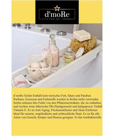  d moRe Organic Donkey Milk Soap Anti-Aging Soap with Vitamin E A C - Traditionally Handmade - Sotruel Soap - No Artificial Additi - Buy Online on GoSupps.com