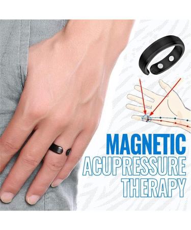 Blood Sugar Control Magnetic Therapy Rings - Joint Pain Relief & Arthritis Support (4pcs) - Buy Online on GoSupps.com