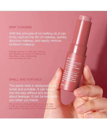 BHUEHSS Cleansing Balm Makeup Remover Stick for Eyes Lips or Face Moisturizing Facial Cleanser Makeup Remover Travel Size - Buy Online on GoSupps.com