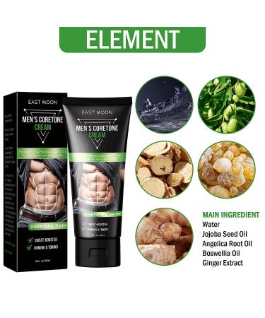 Blossoms Men's Cortisone Cream - Skin Tightening Cream for Stomach and Thighs - Abs Sculpting Cream (2 Pcs) - Buy Online on GoSupps.com