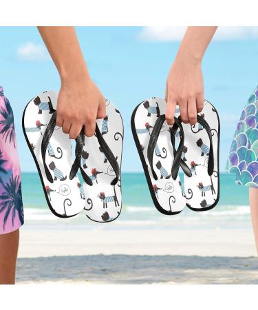 Mnsruu Flip-Flops for Dogs - Stylish & Comfortable Footwear for French Puppies Dachshunds & More | Perfect for Home Hotel Spa & Travel - Buy Online on GoSupps.com