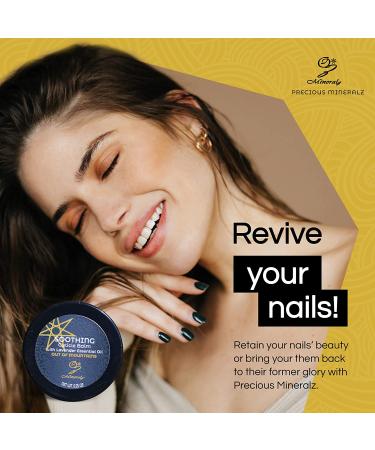 Precious Mineralz Soothing Cuticle Balm | Hand and Nail Care with Halloysite Clay and Lavender Oil | 0.25 oz - Buy Online on GoSupps.com