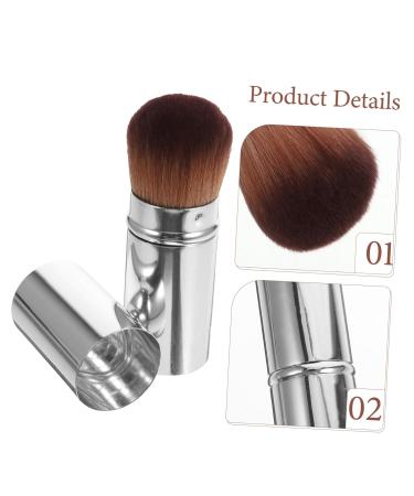 Housoutil Dense Retractable Foundation Brush - Perfect Cosmetic Tool for Powder & Liquid Makeup | Travel-Friendly Blush & Concealer Applicator - Buy Online on GoSupps.com