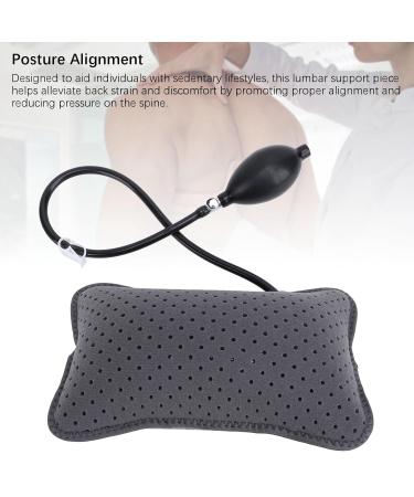 Buy Inflatable Lumbar Support Pillow | Portable Back Cushion with Air Pump for Office Car & Home - Comfort Anywhere - Buy Online on GoSupps.com