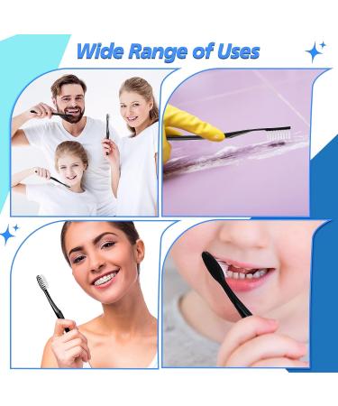 500 Pcs Individually Wrapped Disposable Toothbrushes - Soft Bristle Travel Toothbrush Set for Adults & Kids - Ideal for Oral Hygiene, Dental Care, Camping, Guestrooms, Schools, Hotels - Black - Buy Online on GoSupps.com