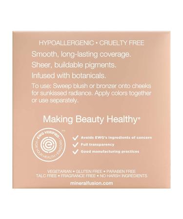 Buy Mineral Fusion Blush Bronzer Duo - 0.29 Oz | Natural Makeup - Buy Online on GoSupps.com