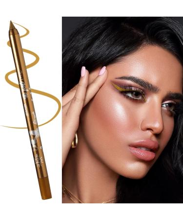  TianWlio Eyeshadow Stick - Soft and Creamy - Shimmery - Waterproof - Sweatproof - Eye Gel - Shimmery Metallic Multicolor - Nude Eyeshadow (D size - Buy Online on GoSupps.com