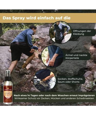 Ostermayer Hunt Odorless Tick & Mosquito Protection Spray - 14-Day Long-Lasting Anti-Tick Solution - Buy Online on GoSupps.com