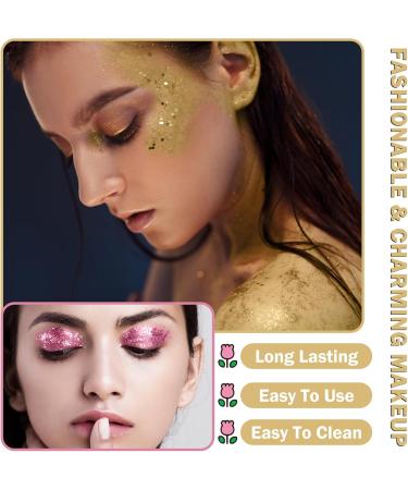 Gold Body Face Glitter Stick | Long-Lasting Holographic Mermaid Makeup | Ideal for Concerts & Raves - Buy Online on GoSupps.com
