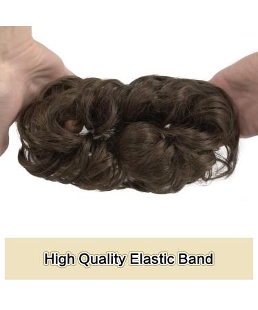 Shop Sofeiyan Hair Tendrils & Updos | Wavy Chignon Hairstyles & Hair Extensions for Women in Darkest Brown & Bright Auburn | 40g Mixed Colors - Buy Online on GoSupps.com
