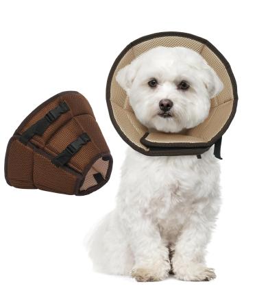 Kuoser Rescue dog dog convenient leak protection dog protective measures protective collar dog adjustable dog collar dogs hinges of the hews. protection for dogs prevention of bite and leaking wounds brown s s - neck circumference: 24-30cm brown - Buy Online on GoSupps.com