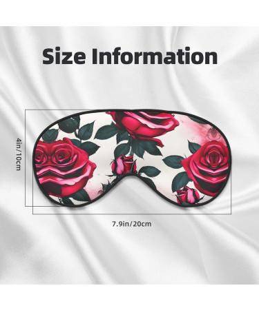 Blossoming Rose Double-Sided Eye Mask | Soft Light Blocking Sleep Mask for Better Sleep Quality - International Shipping Available - Buy Online on GoSupps.com