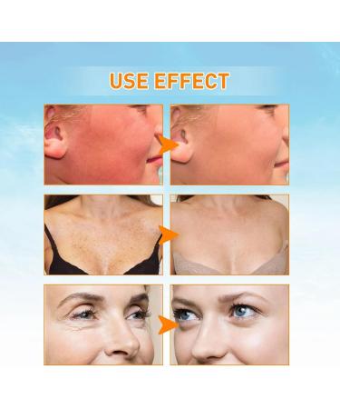 Face Sunscreen SPF 50 Suncream Factor 50 Face High Protection Face Repair Sun Cream Ice Feeling Dark Spot Remover Face Sunscreens Deep Hydration & UVA/UVB Protection Waterproof All-Day Lasting - Buy Online on GoSupps.com