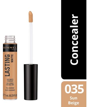Rimmel Lasting Matte Concealer Sun Beige 7ml - Long-Lasting Coverage - Buy Online on GoSupps.com