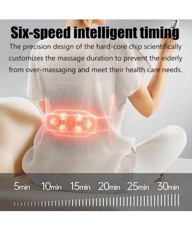Pholk Heating Pillows for Lower Back Pain Relief | 6D Massage & Hot Compress | 15 Levels of Pulse Intensity - Buy Online on GoSupps.com