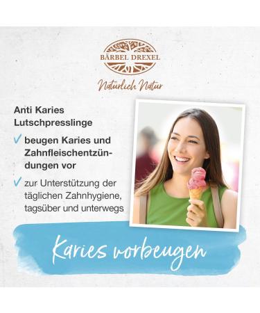 B rbel Drexel Anti-Caries Lollipops with Xylitol - Vegan Fresh Breath Dental Care (126 pcs) - Prevent Plaque & Gum Issues - Made in Germany - Buy Online on GoSupps.com